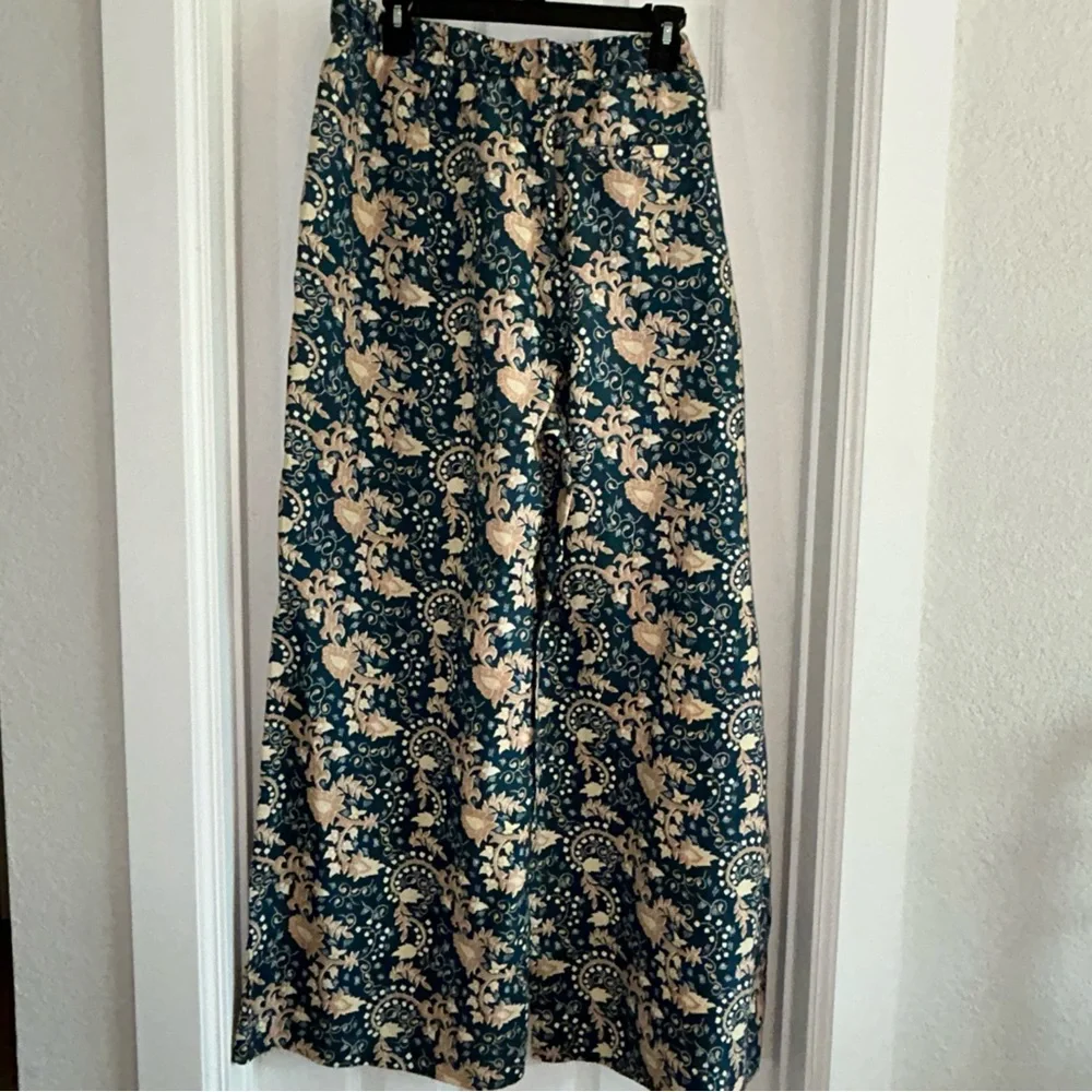 Wrap‎ London pants Size 14, 100% linen, Wide Leg